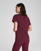 SPANX® Outpace Tee | Plum Berry